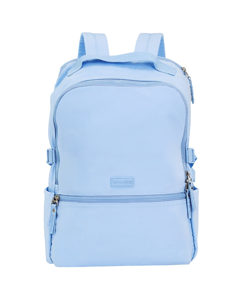 Plecak miejski WINGS 22L na laptop 17 cali do pracy uczelni oraz podróży BLUE