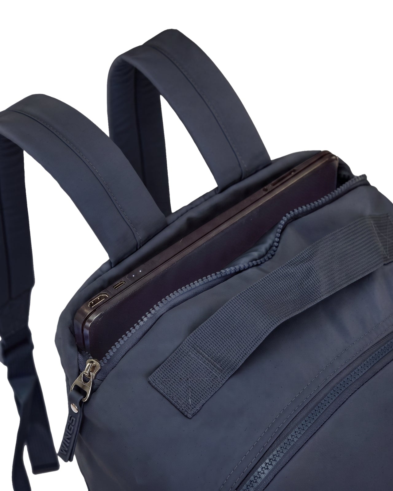 Plecak miejski WINGS 22L na laptop 17 cali do pracy uczelni oraz podróży NAVY BLUE