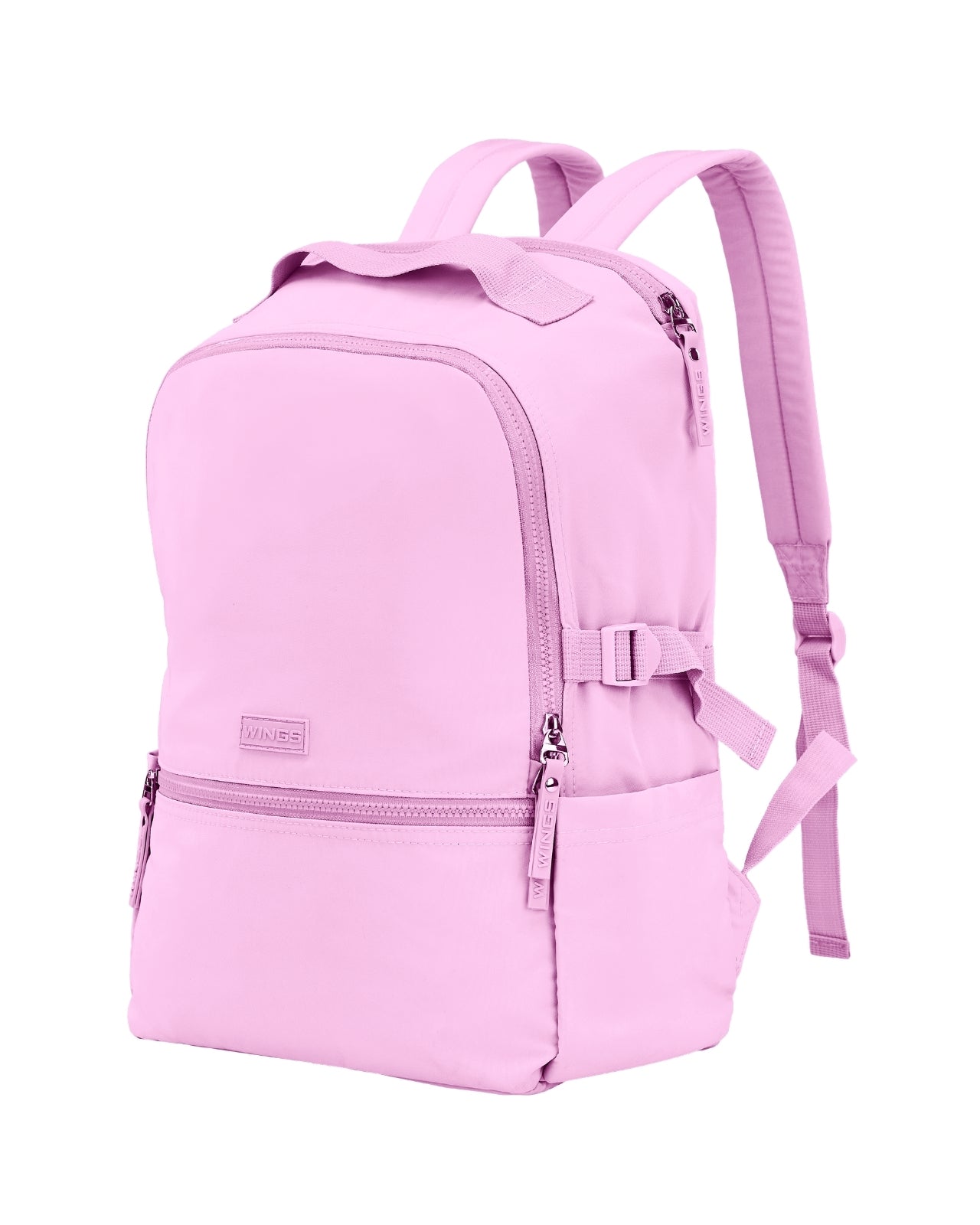 Plecak miejski WINGS 22L na laptop 17 cali do pracy uczelni oraz podróży PINK