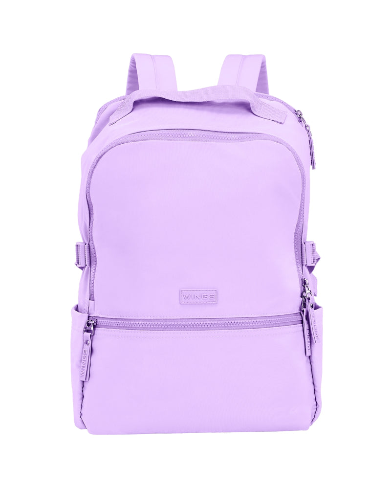 Plecak miejski WINGS 22L na laptop 17 cali do pracy uczelni oraz podróży PURPLE