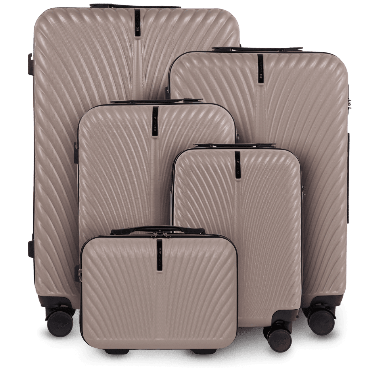 Komplet 5 WALIZEK Wings SWAN BEIGE