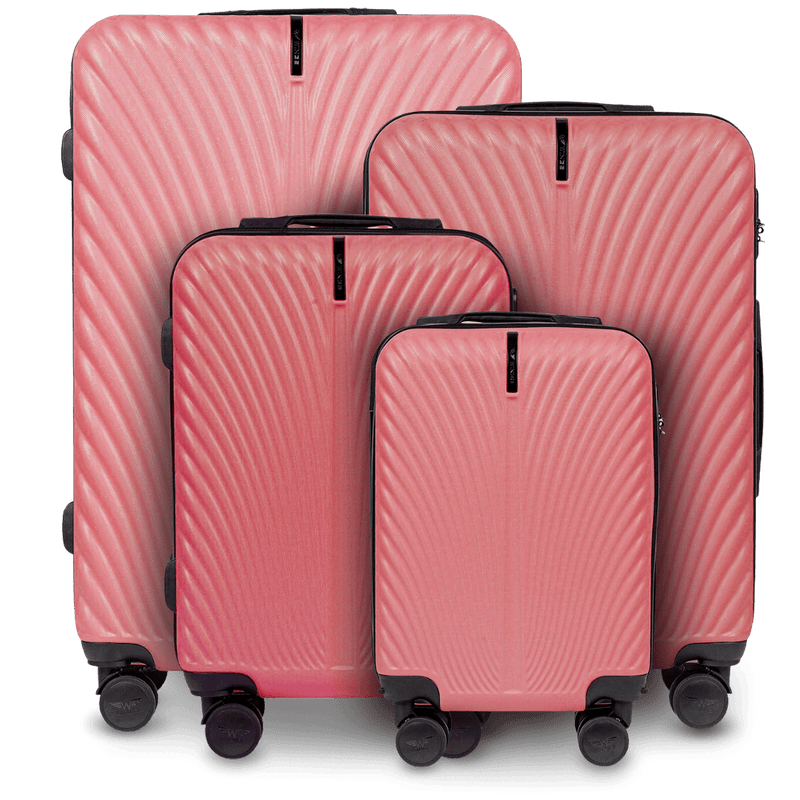 Komplet 4 WALIZEK Wings SWAN DIRTY PINK