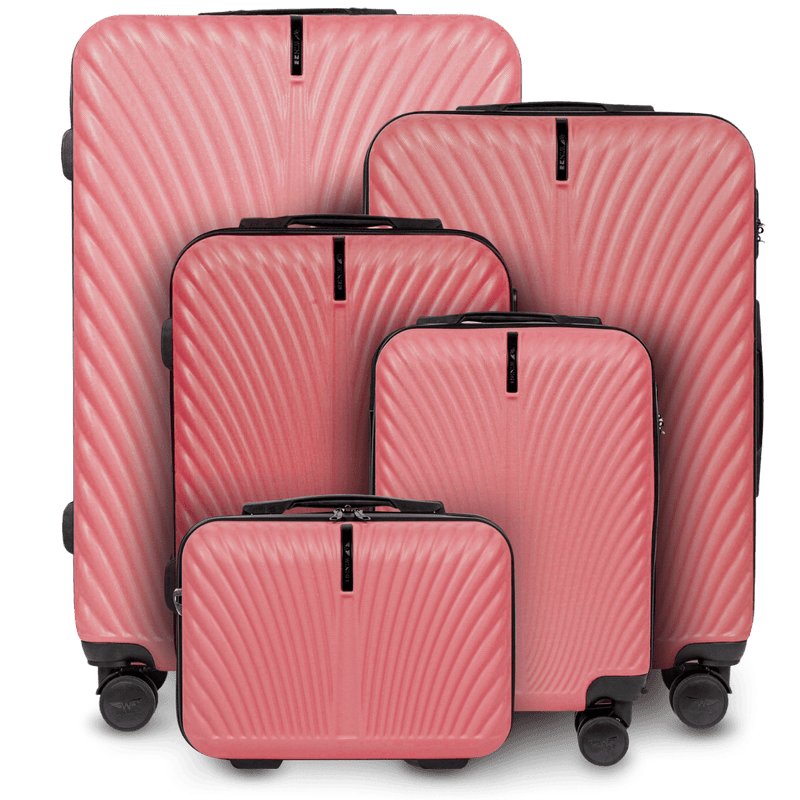 Komplet 5 WALIZEK Wings SWAN DIRTY PINK