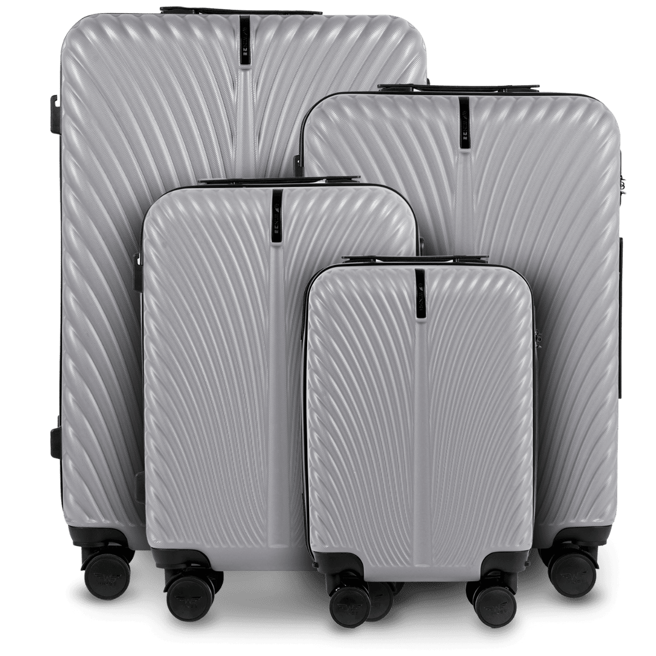 Komplet 4 WALIZEK Wings SWAN GREY