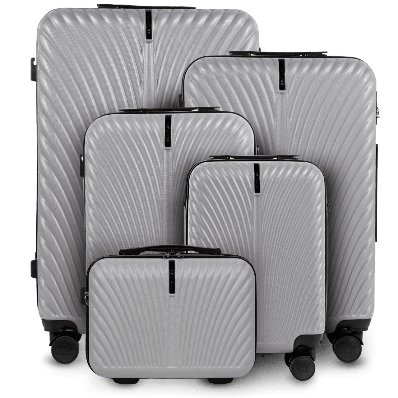 Komplet 5 WALIZEK Wings SWAN GREY