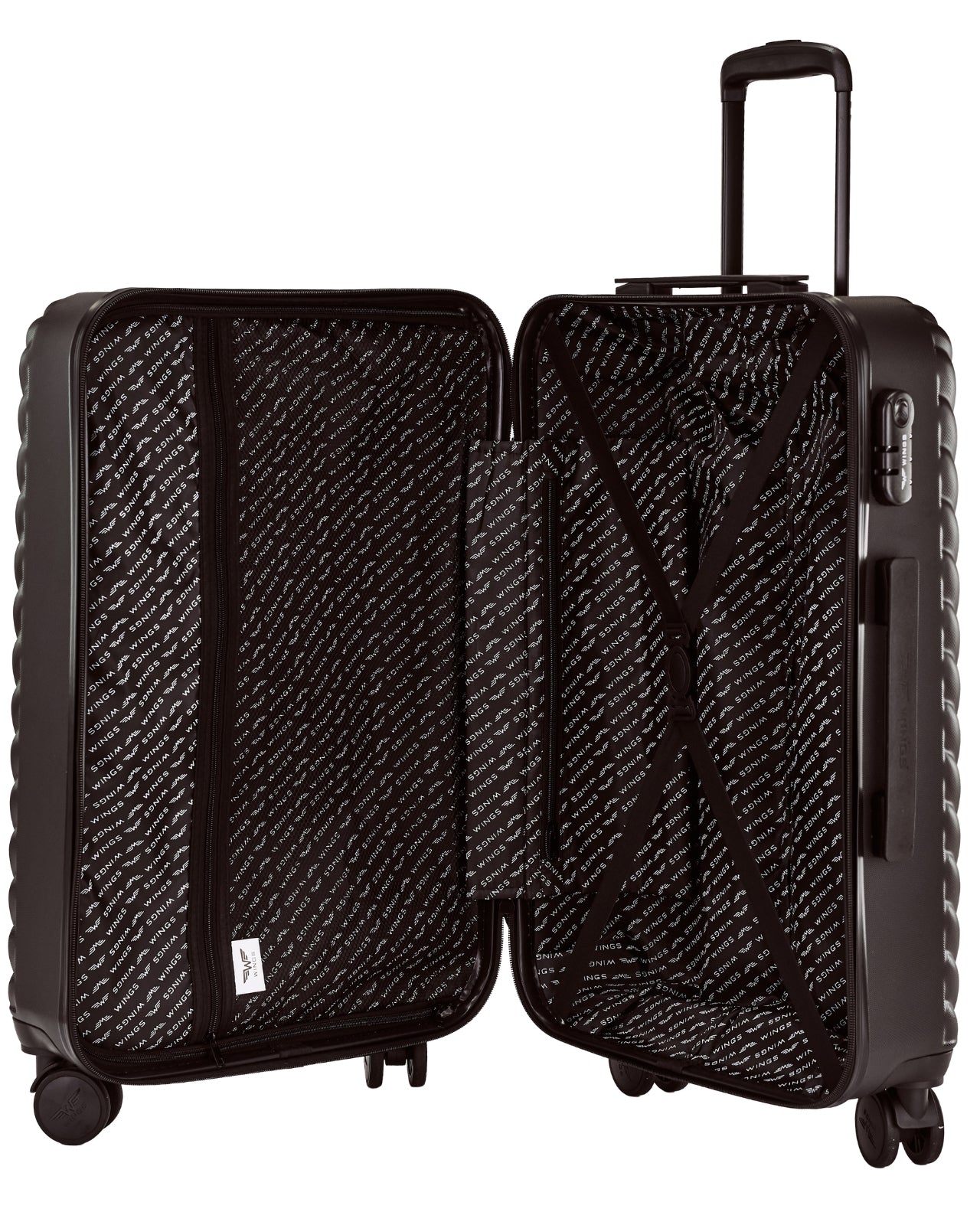 Walizka Średnia WINGS SWAN 2.0 24" BLACK