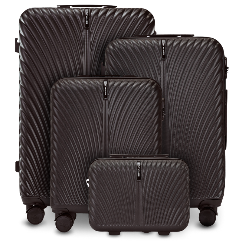 Zestaw 4 WALIZEK Wings SWAN 2.0 BLACK