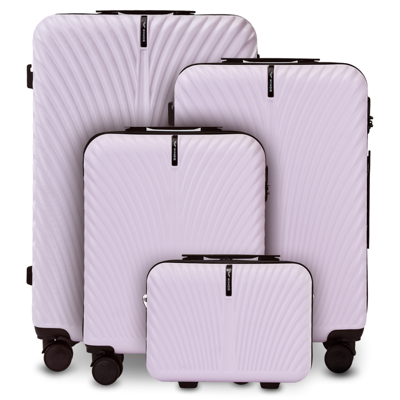 Zestaw 4 WALIZEK Wings SWAN 2.0 LIGHT PURPLE