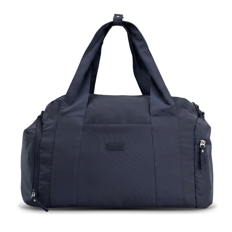 Torba sportowa WINGS SOLENNE z kieszenią na buty i pasem na walizkę NAVY BLUE