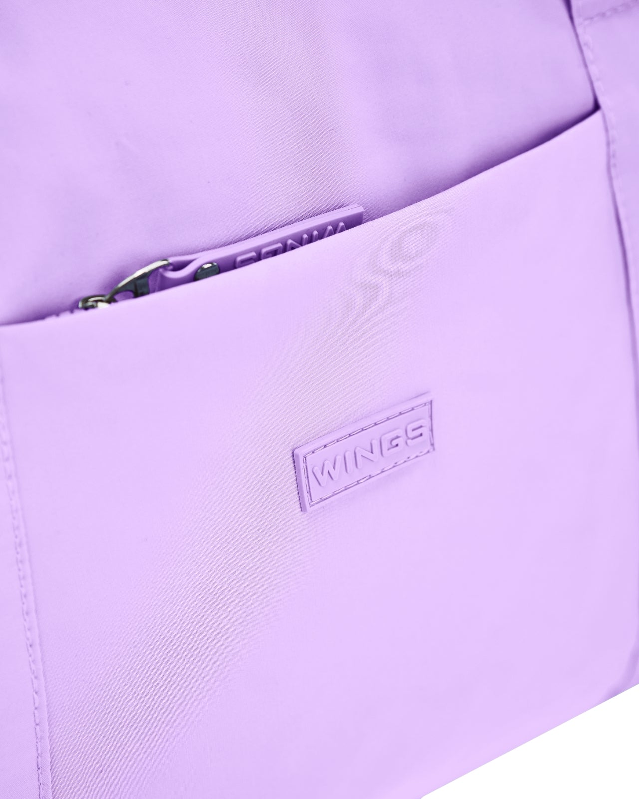 Torba sportowa WINGS SOLENNE z kieszenią na buty i pasem na walizkę PURPLE