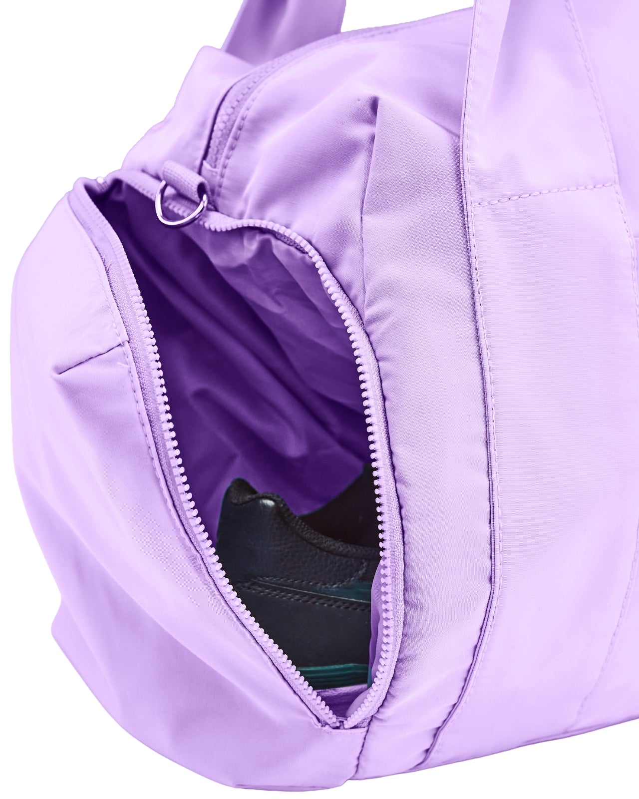 Torba sportowa WINGS SOLENNE z kieszenią na buty i pasem na walizkę PURPLE