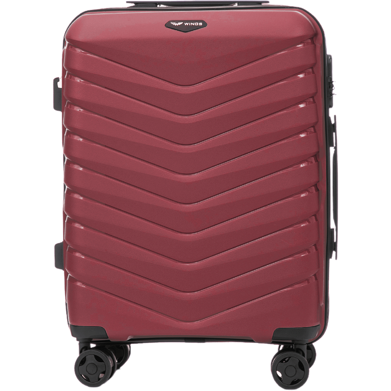Walizka kabinowa Wings PHOENIX 2.0 polipropylen 20" WINE RED