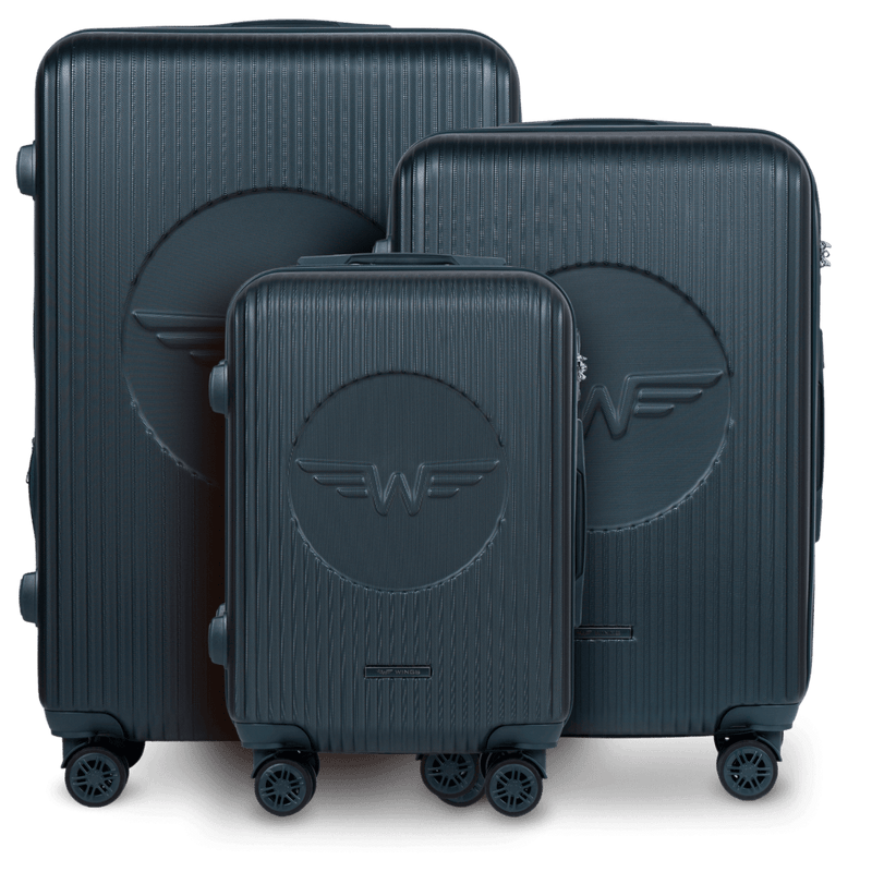 Zestaw 3 Walizek Wings Swallow 3.0 DARK GREEN