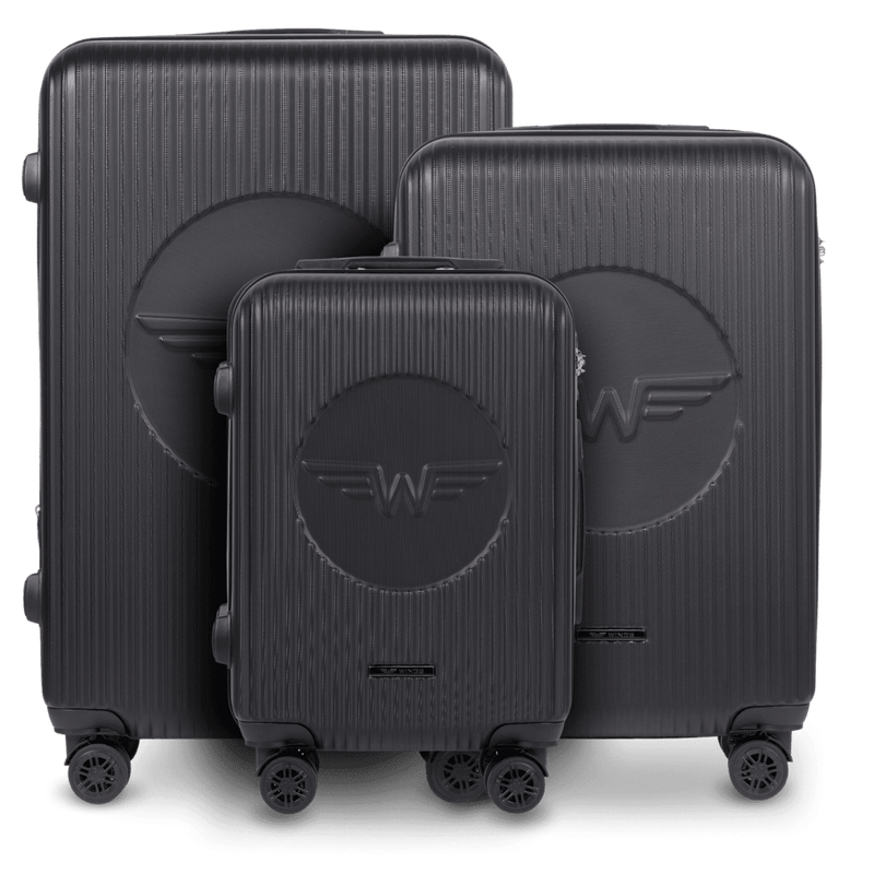 Zestaw 3 Walizek Wings Swallow 3.0 DARK GREY