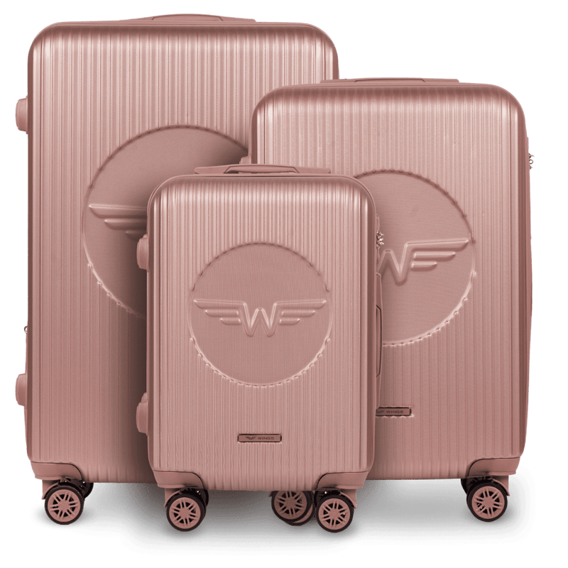 Zestaw 3 Walizek Wings Swallow 3.0 ROSE GOLD