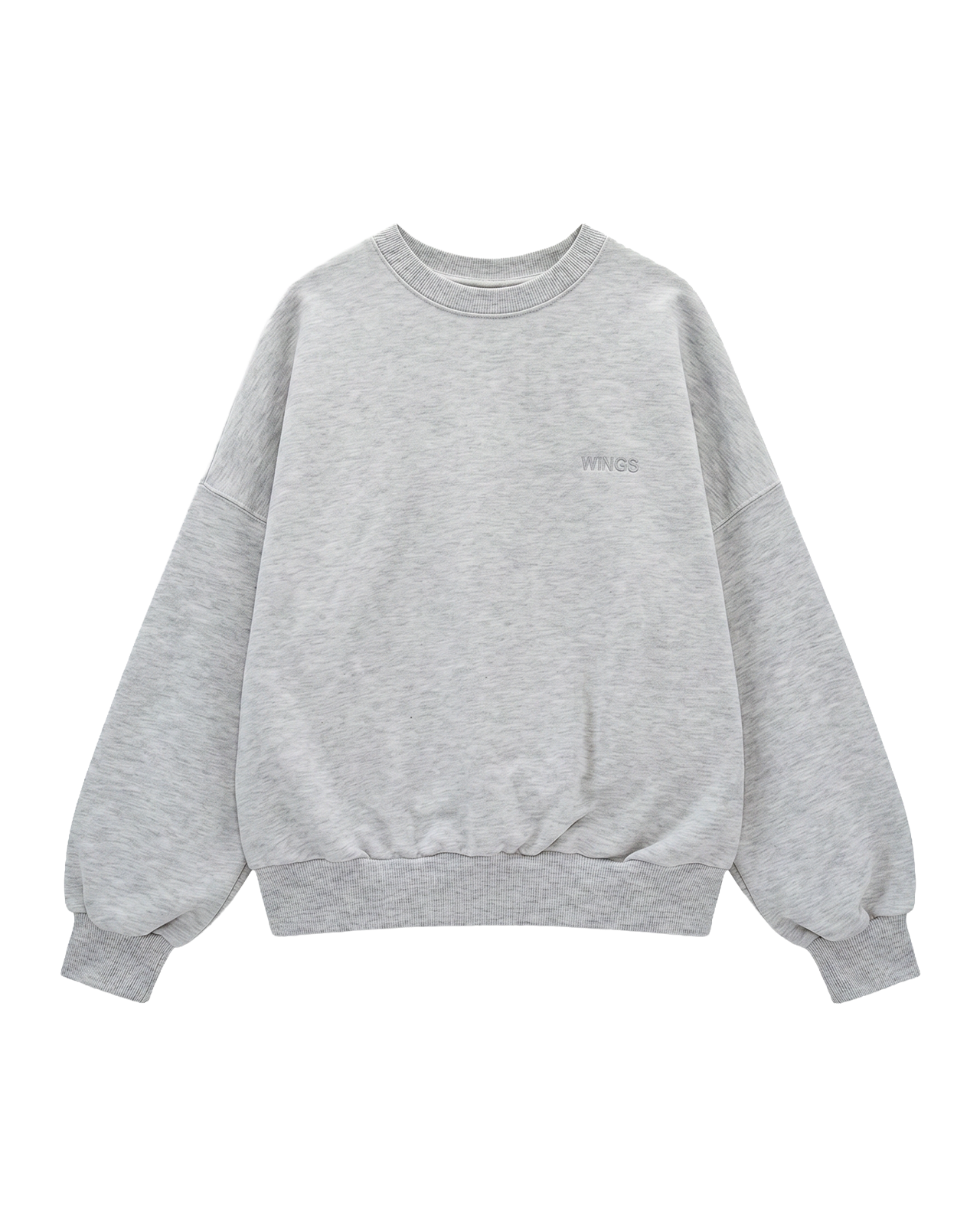 Damska bluza CREWNECK oversize UNLEASH WINGS GREY