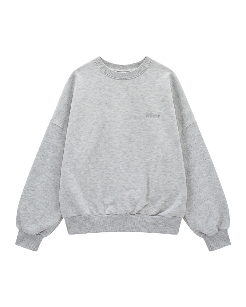 Damska bluza CREWNECK oversize UNLEASH WINGS GREY
