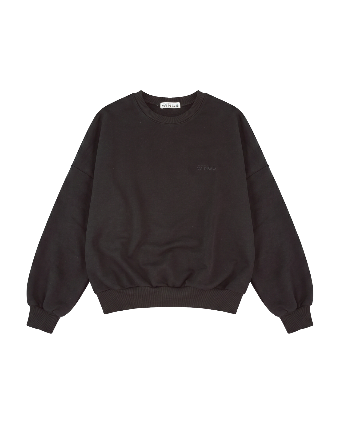 Damska bluza CREWNECK oversize UNLEASH WINGS BLACK
