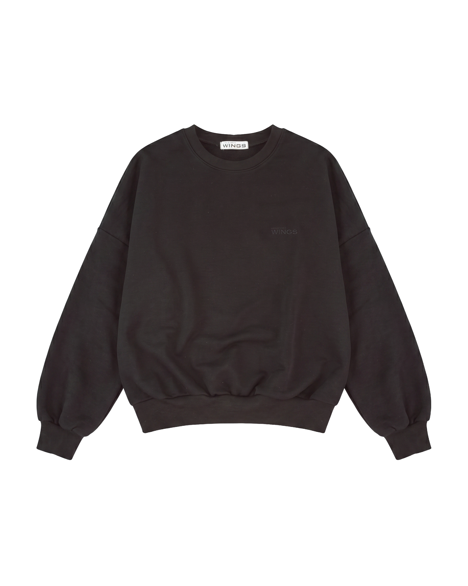 Damska bluza CREWNECK oversize UNLEASH WINGS BLACK