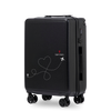 Walizka kabinowa Wings ABS+ 20" Customized BLACK TRAVEL