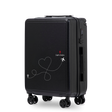 Walizka kabinowa Wings ABS+ 20" Customized BLACK TRAVEL