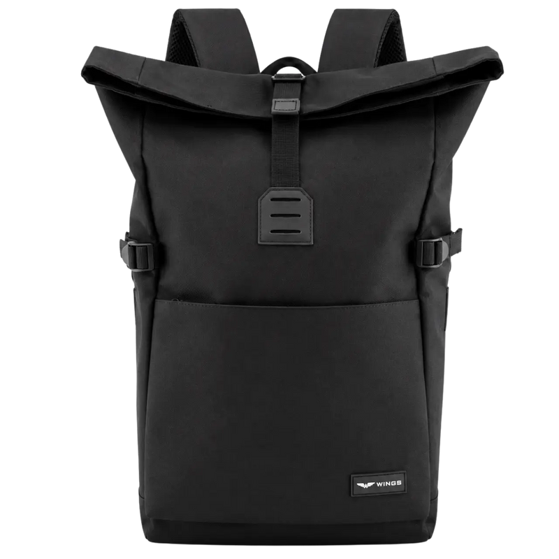 WINGS Zwijany plecak miejski 16L TROGON  BLACK