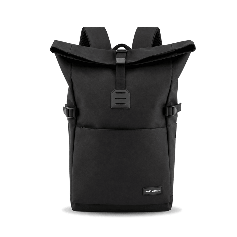 WINGS Zwijany plecak miejski 16L TROGON  BLACK