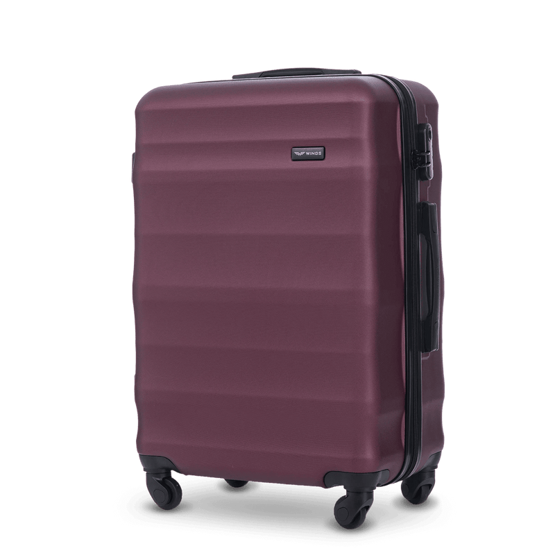 Walizka ŚREDNIA WINGS ABS+ VULTURE 24" Burgundy