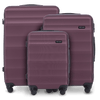 Komplet 3 WALIZEK Wings ABS+ VULTURE Burgundy