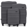 Komplet 3 WALIZEK Wings ABS+ VULTURE Dark Grey