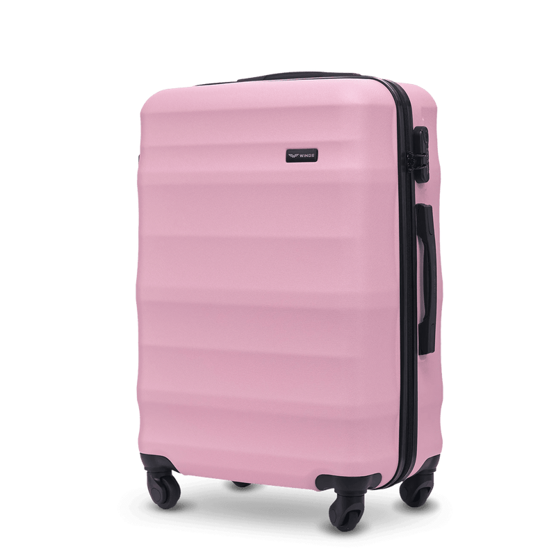 Walizka ŚREDNIA WINGS ABS+ VULTURE 24" Pink