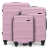 Komplet 3 WALIZEK Wings ABS+ VULTURE Pink