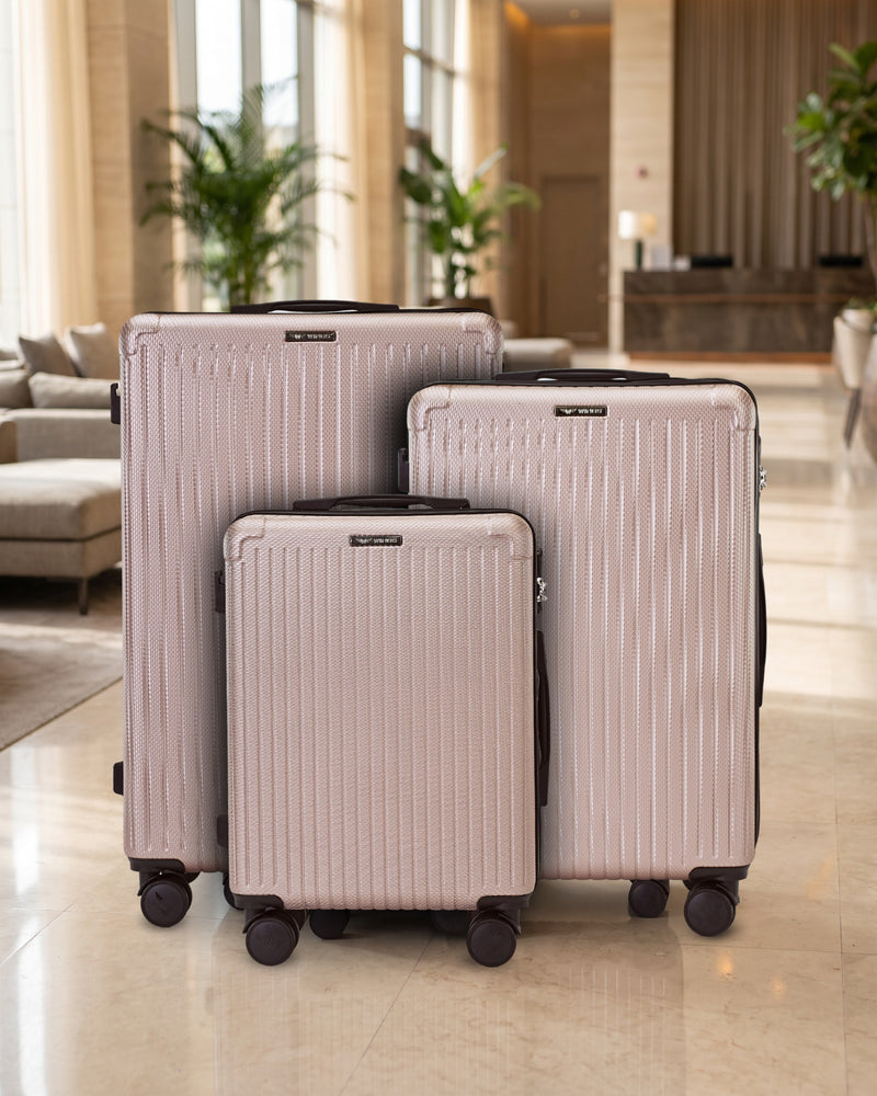Zestaw 3 walizek WINGS WHIMBREL ROSE GOLD