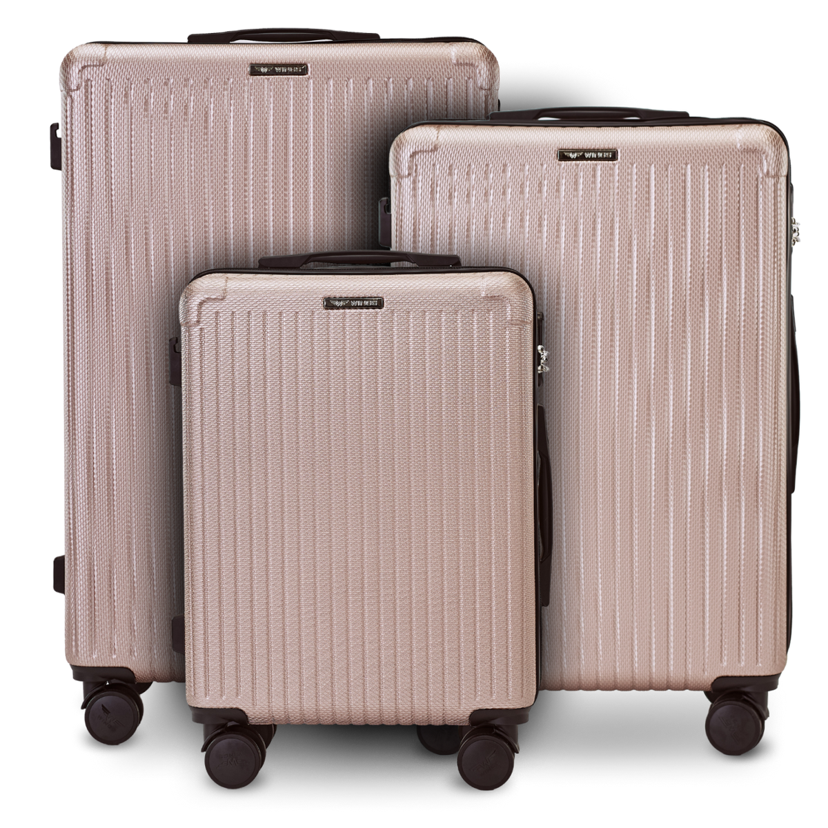 Zestaw 3 walizek WINGS WHIMBREL ROSE GOLD