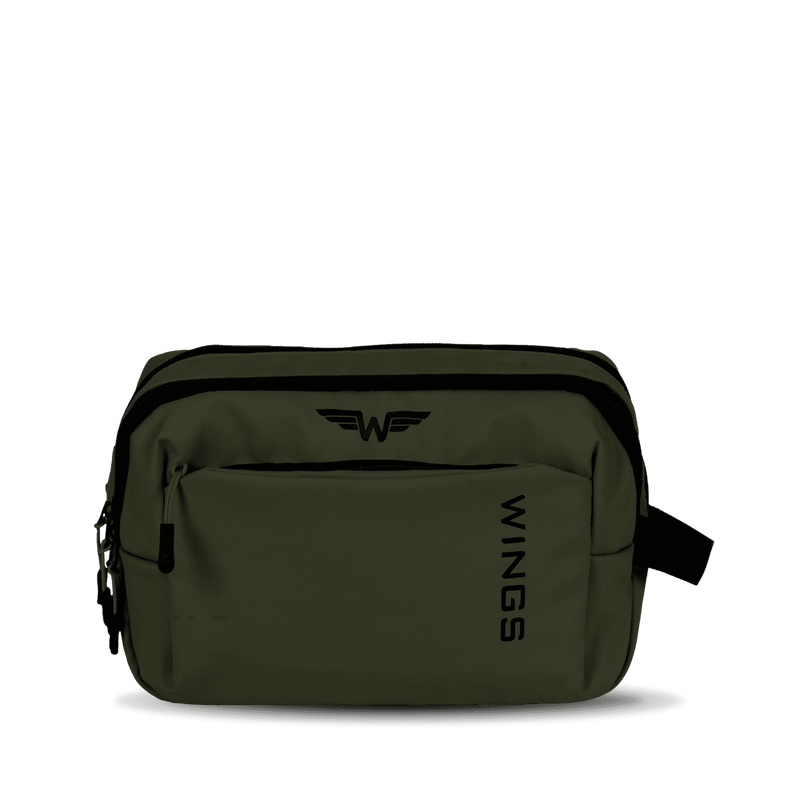 WINGS Kosmetyczka podróżna ROOK dark green