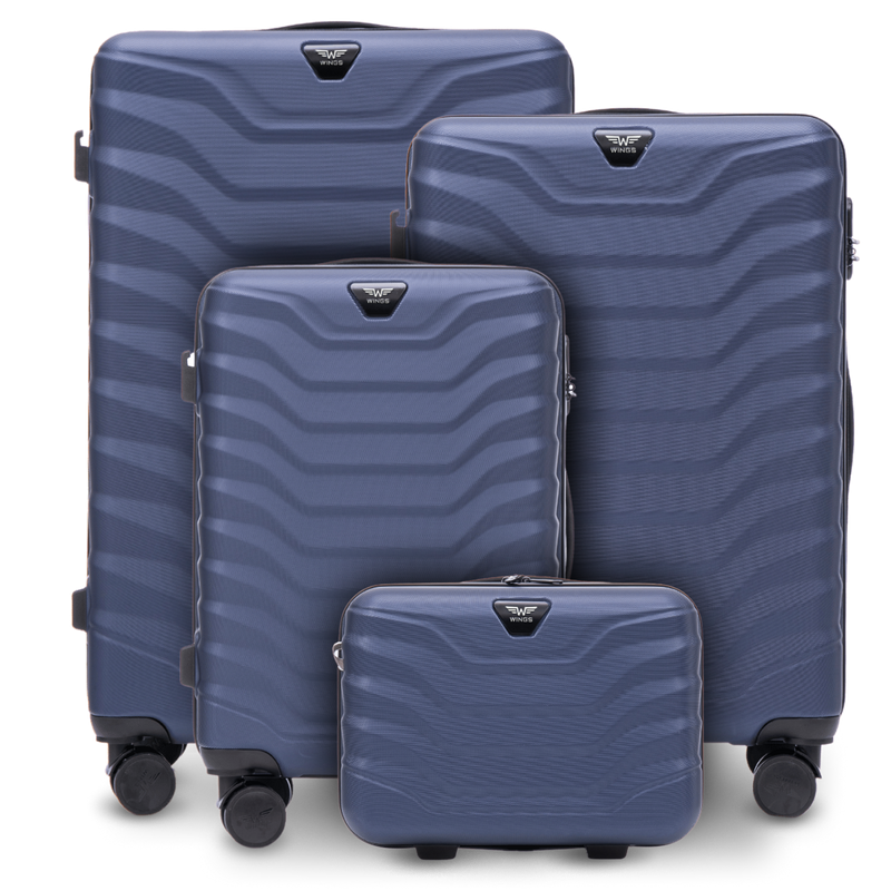 Zestaw 4 walizek Wings PEAFOWL 2.0 BLUE