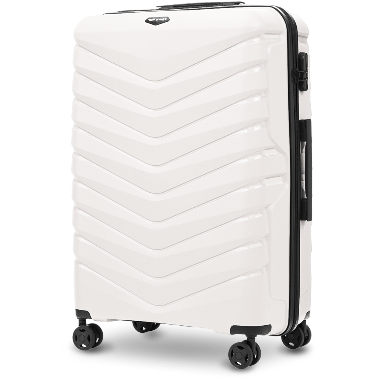 Walizka duża Wings PHOENIX 2.0 polipropylen 28" WHITE