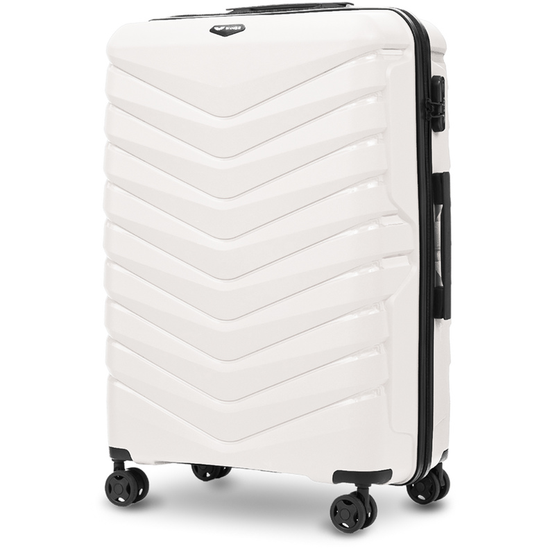 Walizka duża Wings PHOENIX 2.0 polipropylen 28" WHITE