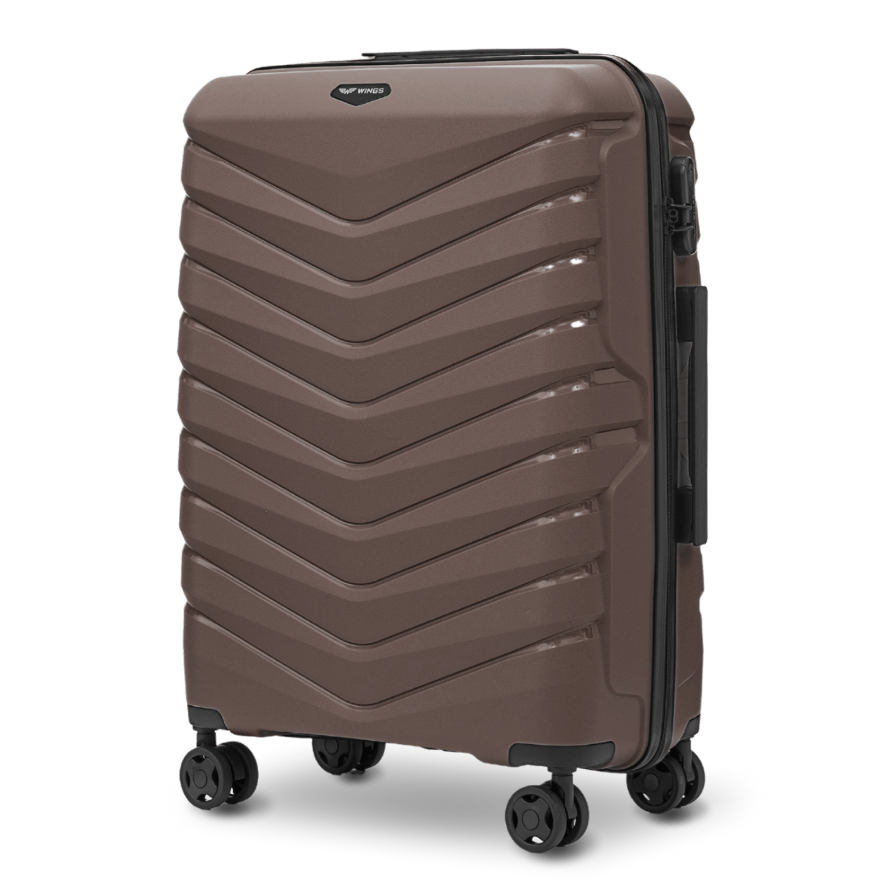 Walizka średnia Wings PHOENIX 2.0 polipropylen 24" BROWN