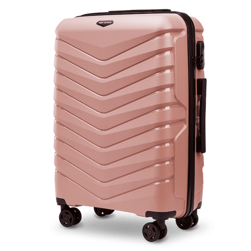 Walizka średnia Wings PHOENIX 2.0 polipropylen 24" ROSE GOLD