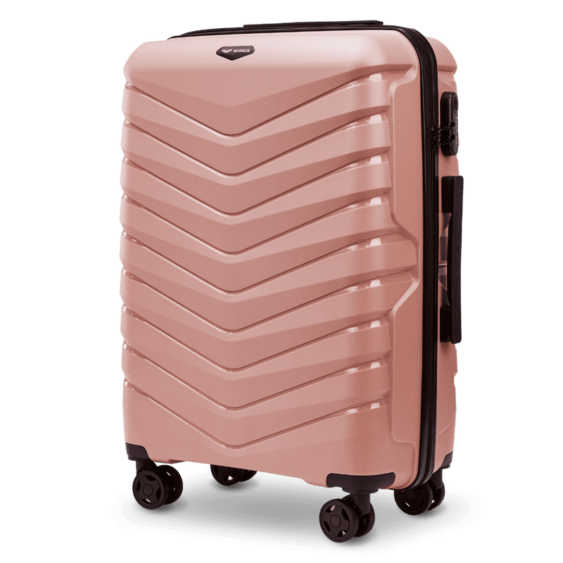 Walizka średnia Wings PHOENIX 2.0 polipropylen 24" ROSE GOLD