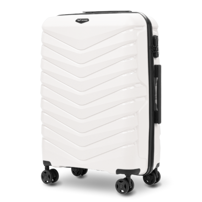 Walizka średnia Wings PHOENIX 2.0 polipropylen 24" WHITE