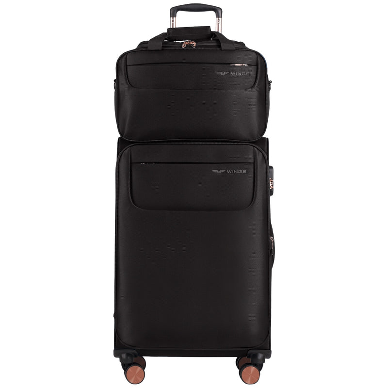 Zestaw 3 walizek TERN + torba podręczna Wings BLACK