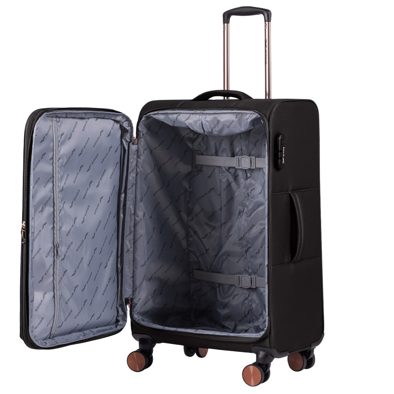 Walizka miękka kabinowa TERN Wings 20" BLACK