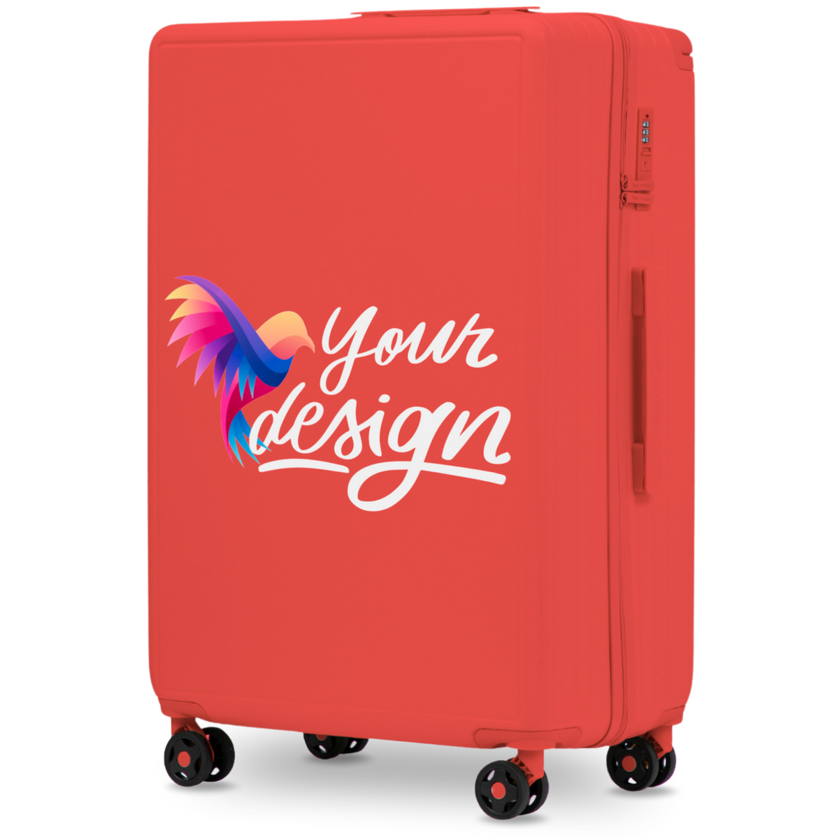 Walizka duża Wings PERSONALIZED ABS+ 28" RED