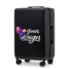 Walizka średnia Wings PERSONALIZED ABS+ 24" BLACK