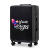 Walizka średnia Wings PERSONALIZED ABS+ 24" BLACK