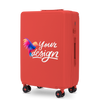 Walizka średnia Wings PERSONALIZED ABS+ 24" RED