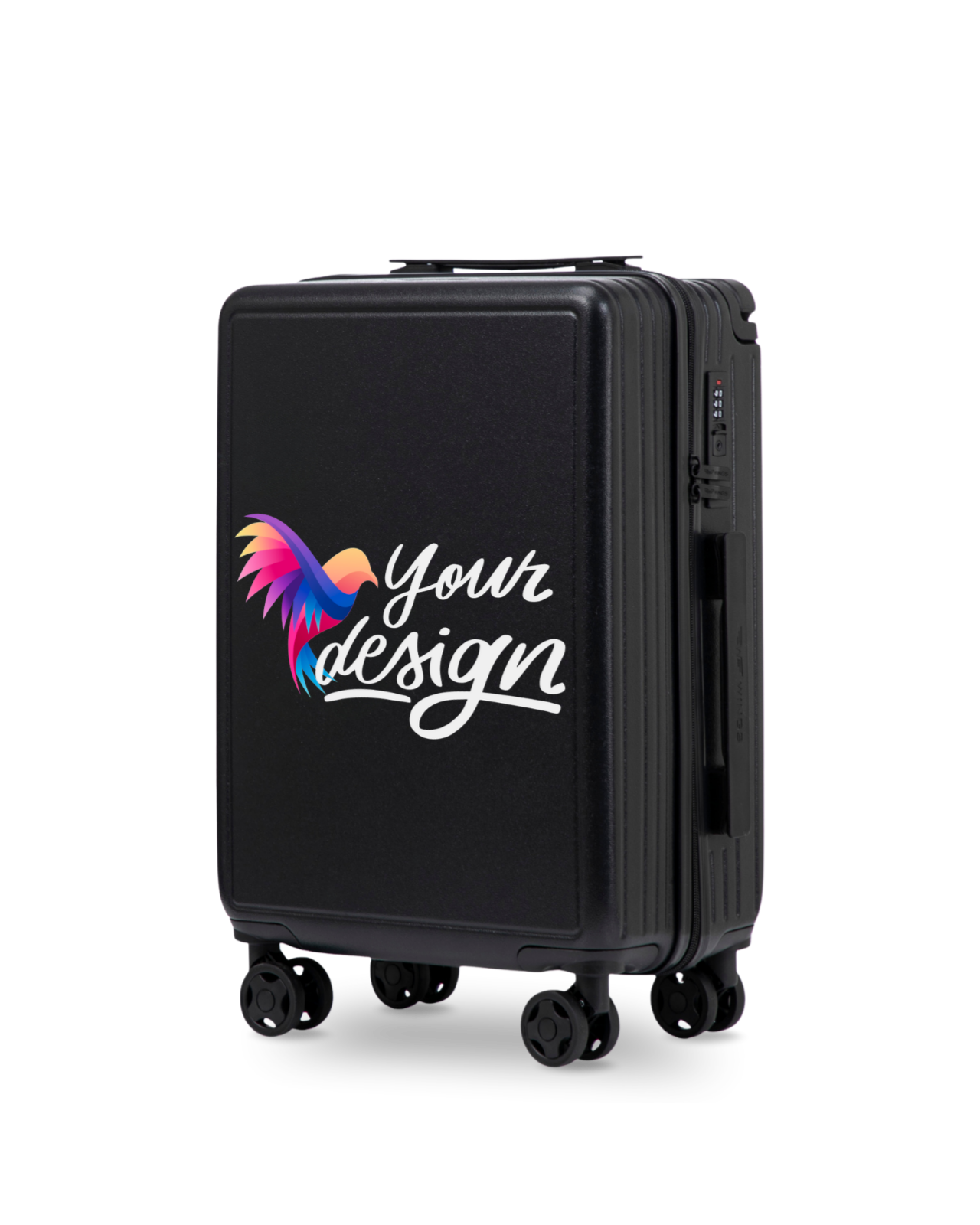 Walizka kabinowa Wings PERSONALIZED ABS+ 20" BLACK