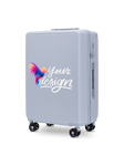 Walizka średnia Wings PERSONALIZED ABS+ 24" PASTEL BLUE